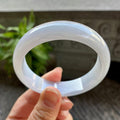 细糯种无色宽版轮胎手镯（57mm）（yc311025）