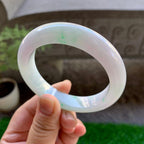 细糯种飘花平安镯（56mm）（yc246659）