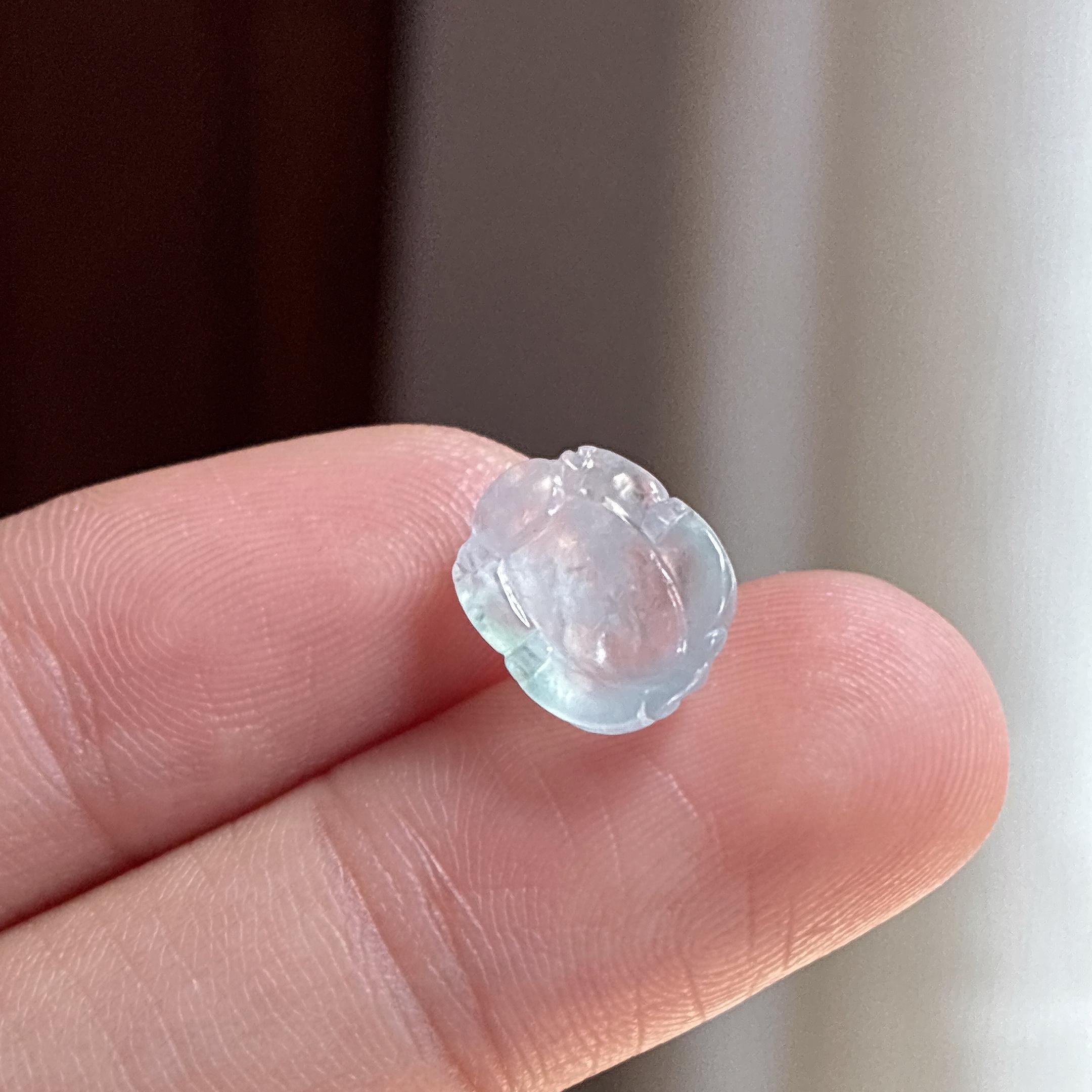 冰种貔貅裸件 天然缅甸A货翡翠（yc473305）