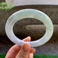 糯种淡春彩圆条手镯（59mm）（yc213147）