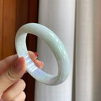 糯冰淡椿彩翡翠平安镯（57.3mm）（yc303080）