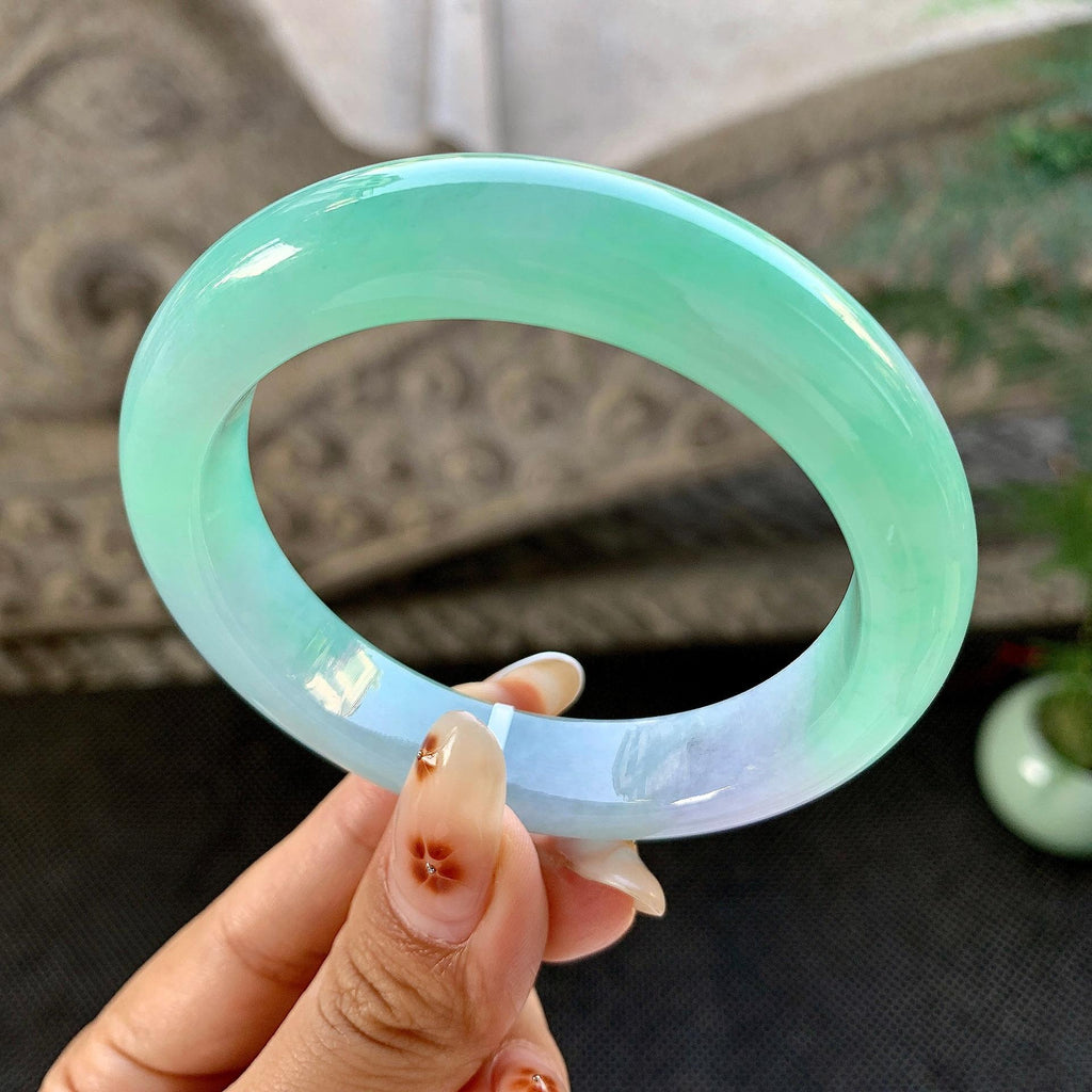 细糯种春彩平安镯（55mm）（yc264526）