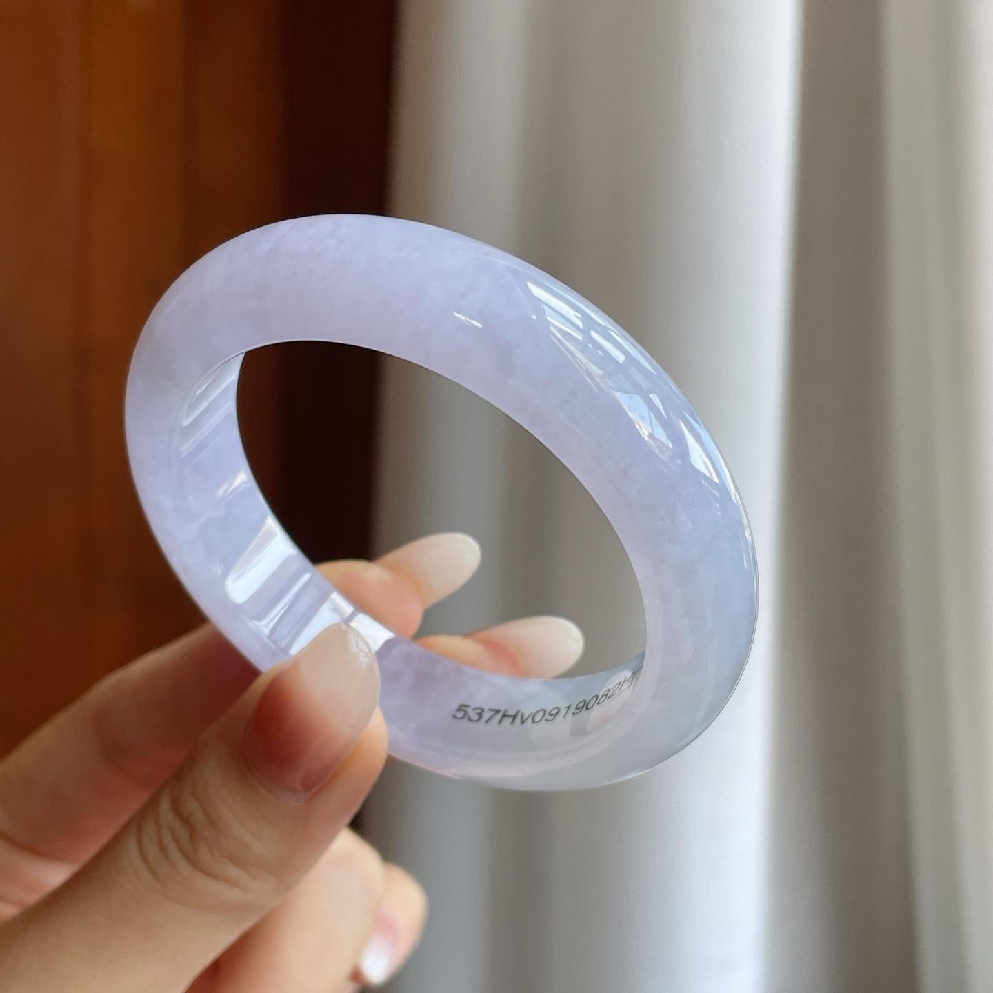 糯冰紫罗兰翡翠平安镯（52.5mm）（yc264138）