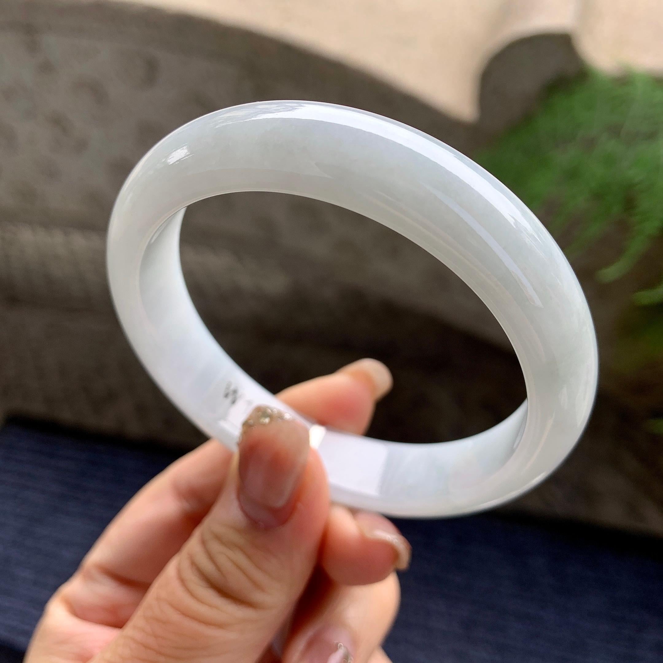 糯种无色平安镯（56.7mm）（yc297963）