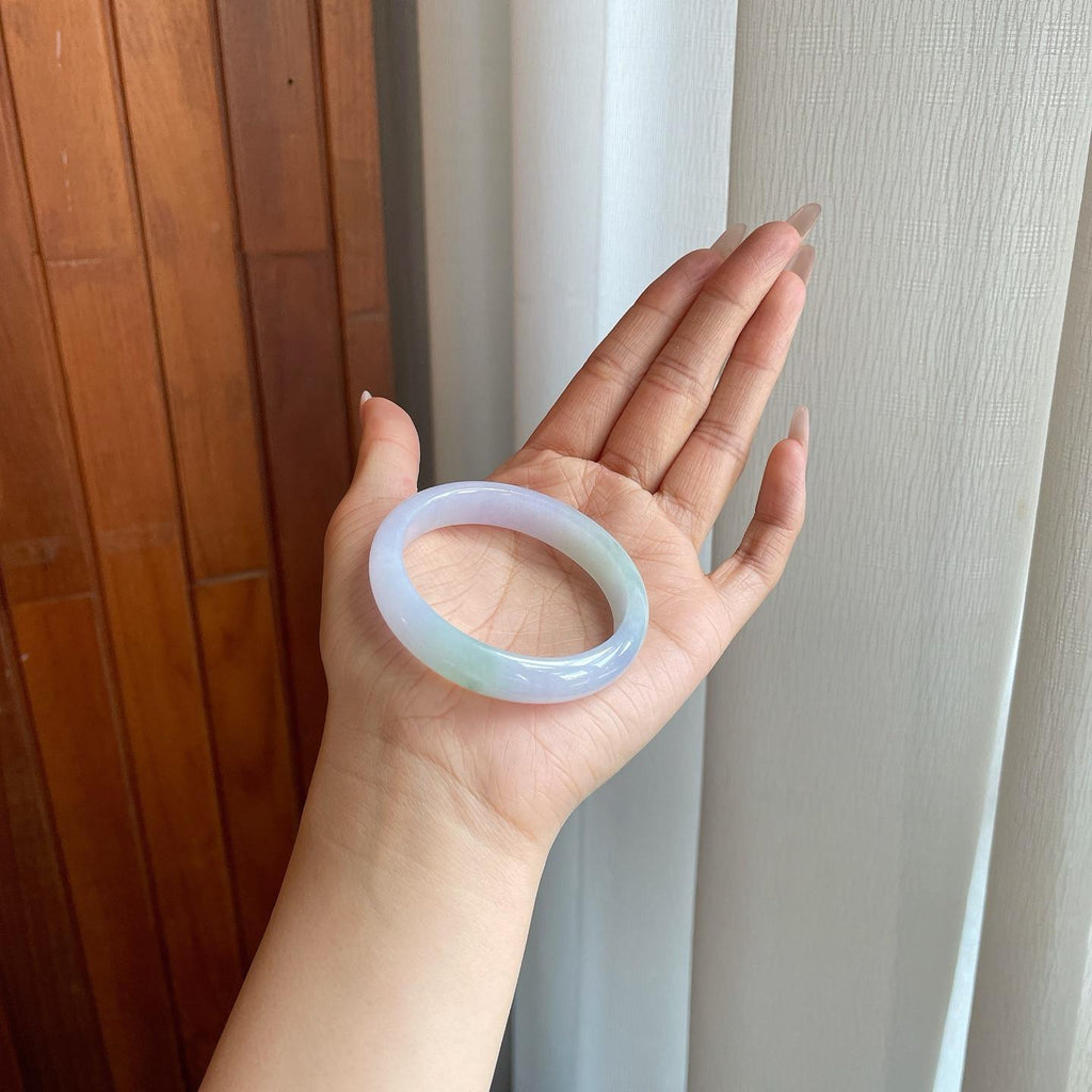 糯冰淡椿彩翡翠贵妃镯（51.3mm（yc279378）