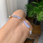 细糯种紫罗兰算盘珠手链（yc207250）