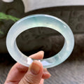 冰种淡晴底平安镯（57.3mm）（yc195426）