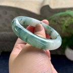 细糯种飘花平安镯（55.4mm）（yc228501）