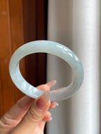 糯冰晴底平安镯翡翠手镯(61.5mm)