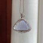 18k金钻镶冰种紫罗兰翡翠佛公（yc185584）