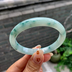 细糯种飘花贵妃手镯（57mm）（yc245101）