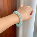 冰种玛卡龙翡翠珠串手串（yc266480）