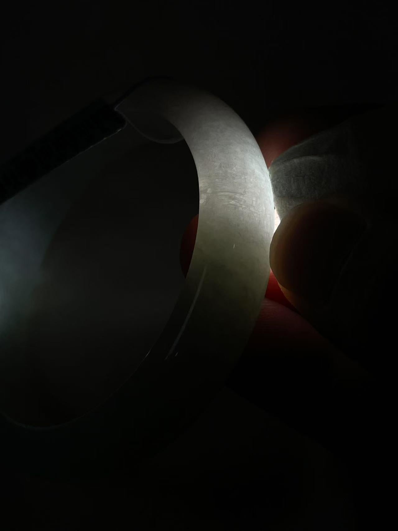 糯种带底色平安镯（59mm）（yc200974）