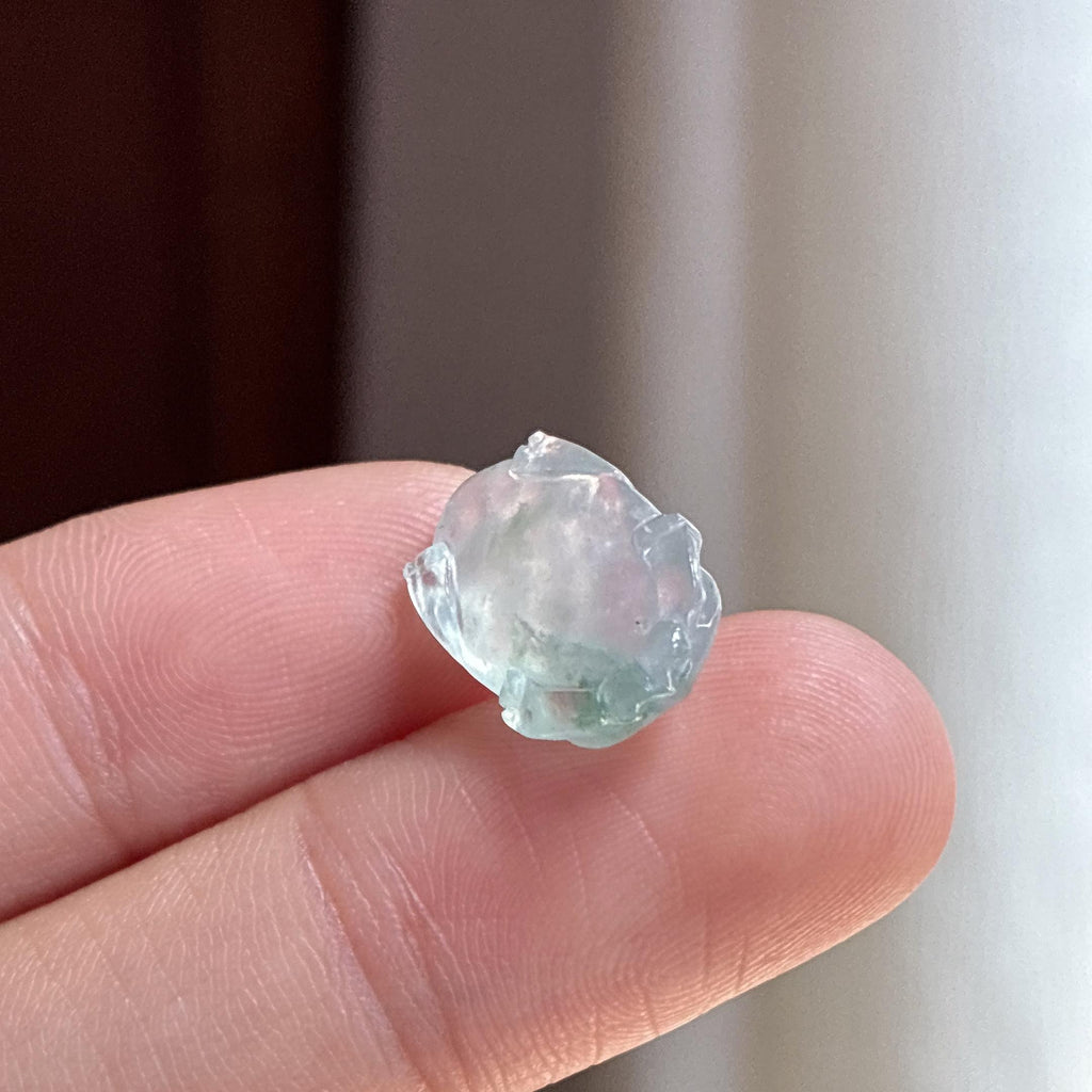 冰种貔貅裸件 天然缅甸A货翡翠（yc470922）