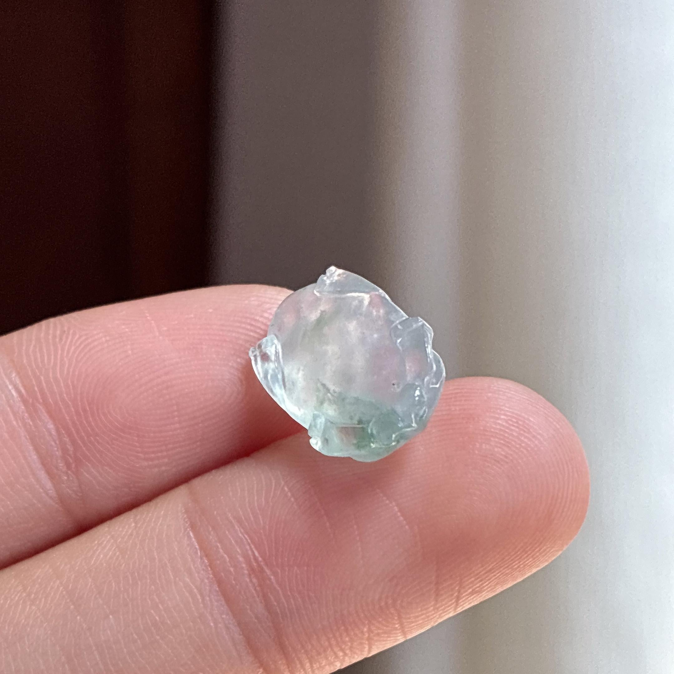 冰种貔貅裸件 天然缅甸A货翡翠（yc470922）