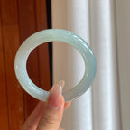 糯冰晴底翡翠圆条（54mm）（yc269673）