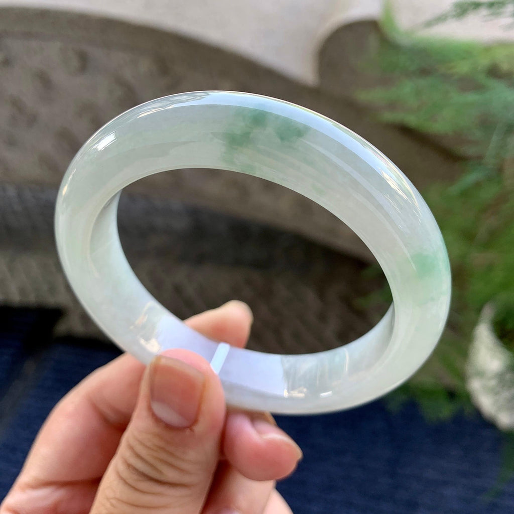 糯种飘花平安镯（55.6mm）（yc249424）