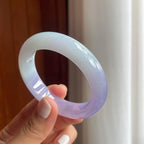 糯冰紫罗兰翡翠平安镯（50.3mm）（yc249156）