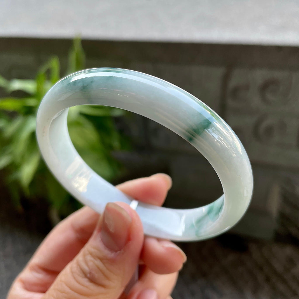 细糯种飘花贵妃手镯（56mm）（yc310102）