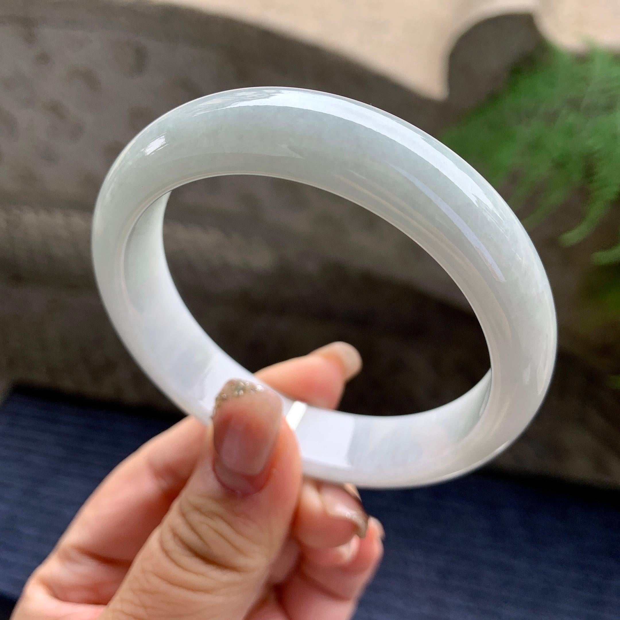 糯种无色平安镯（56.8mm）（yc297958）
