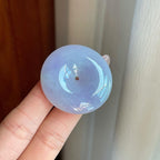 糯冰紫罗兰翡翠平安扣（yc269041）