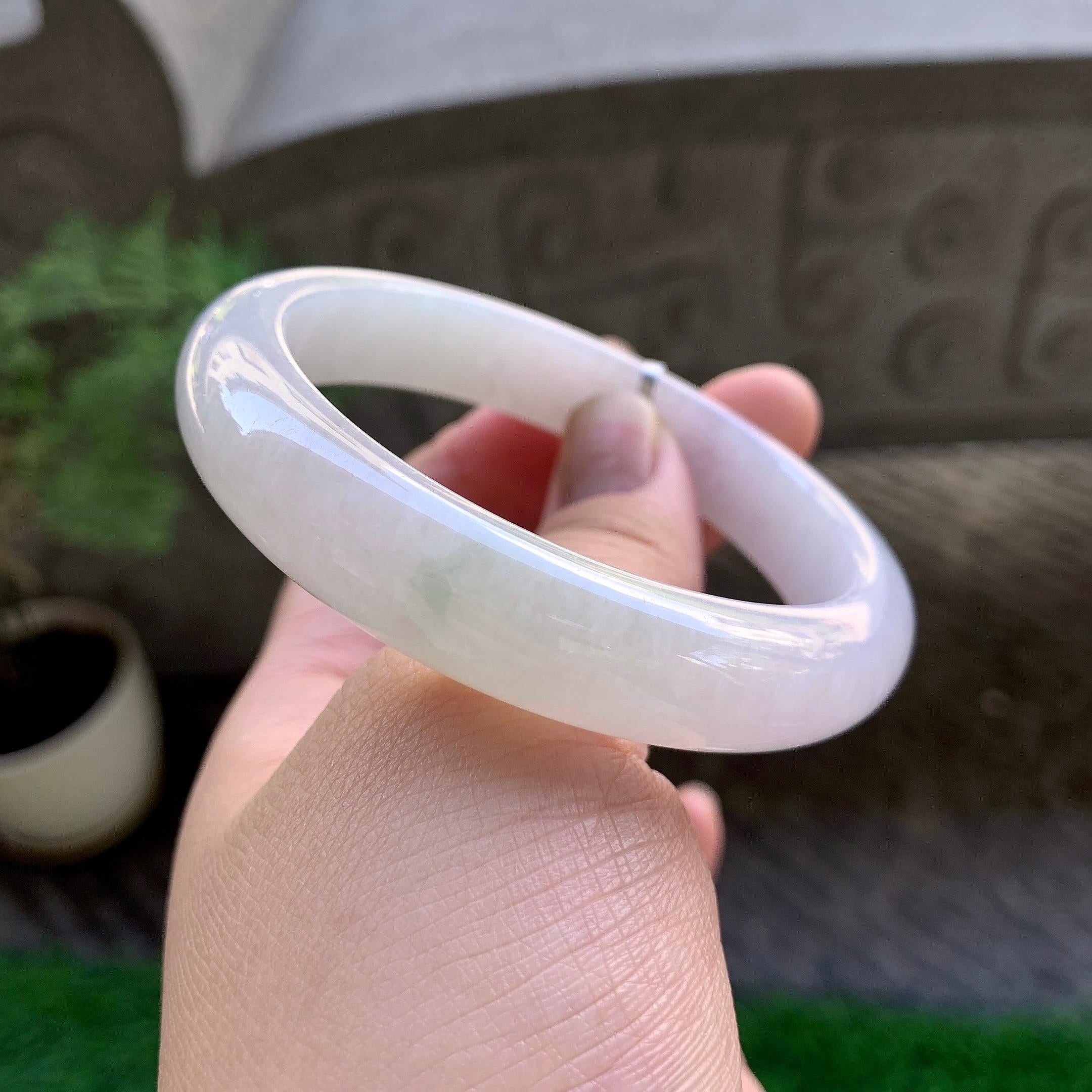 细糯种无色平安镯（57mm）（yc229796）