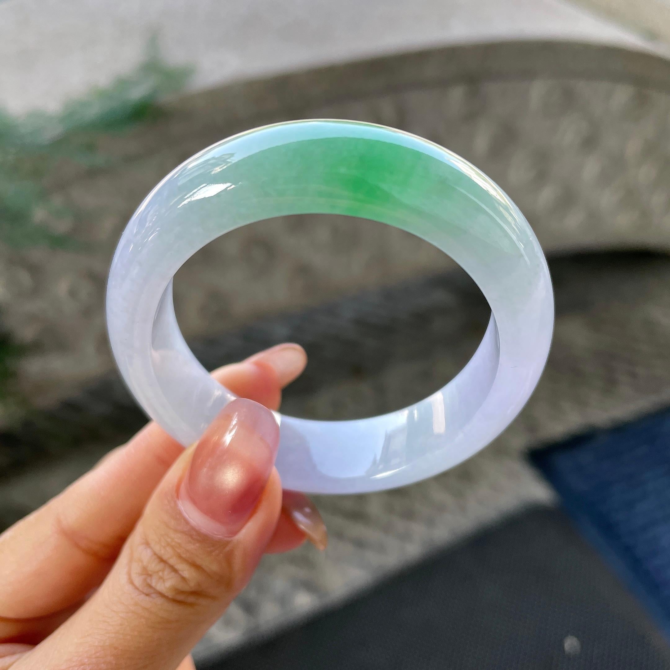 细糯种春彩贵妃手镯（53.1mm）（yc305681）