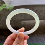细糯种淡晴底圆条手镯（56.5mm）（yc213151）