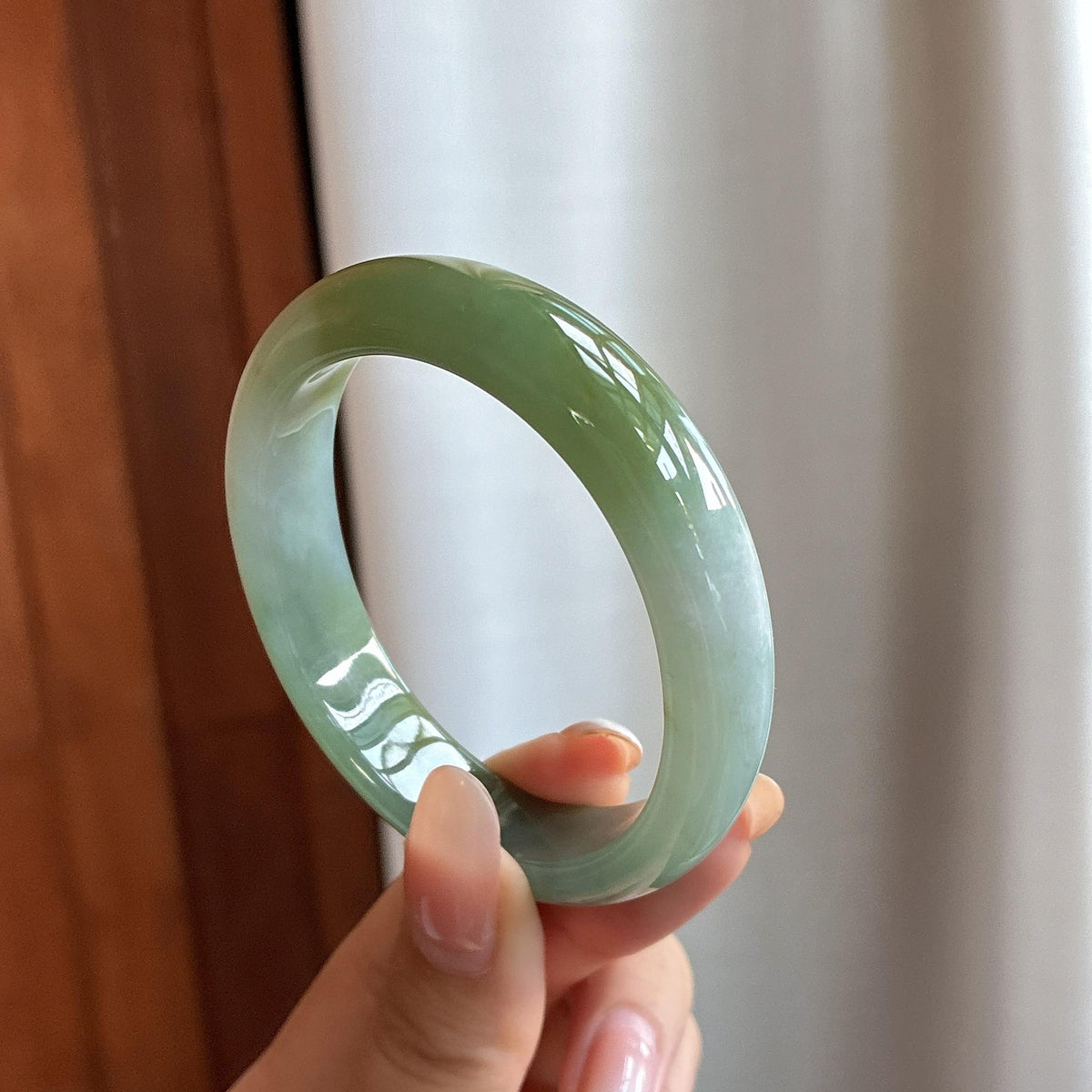糯冰黄翡特色贵妃镯 55圈（yc782173）