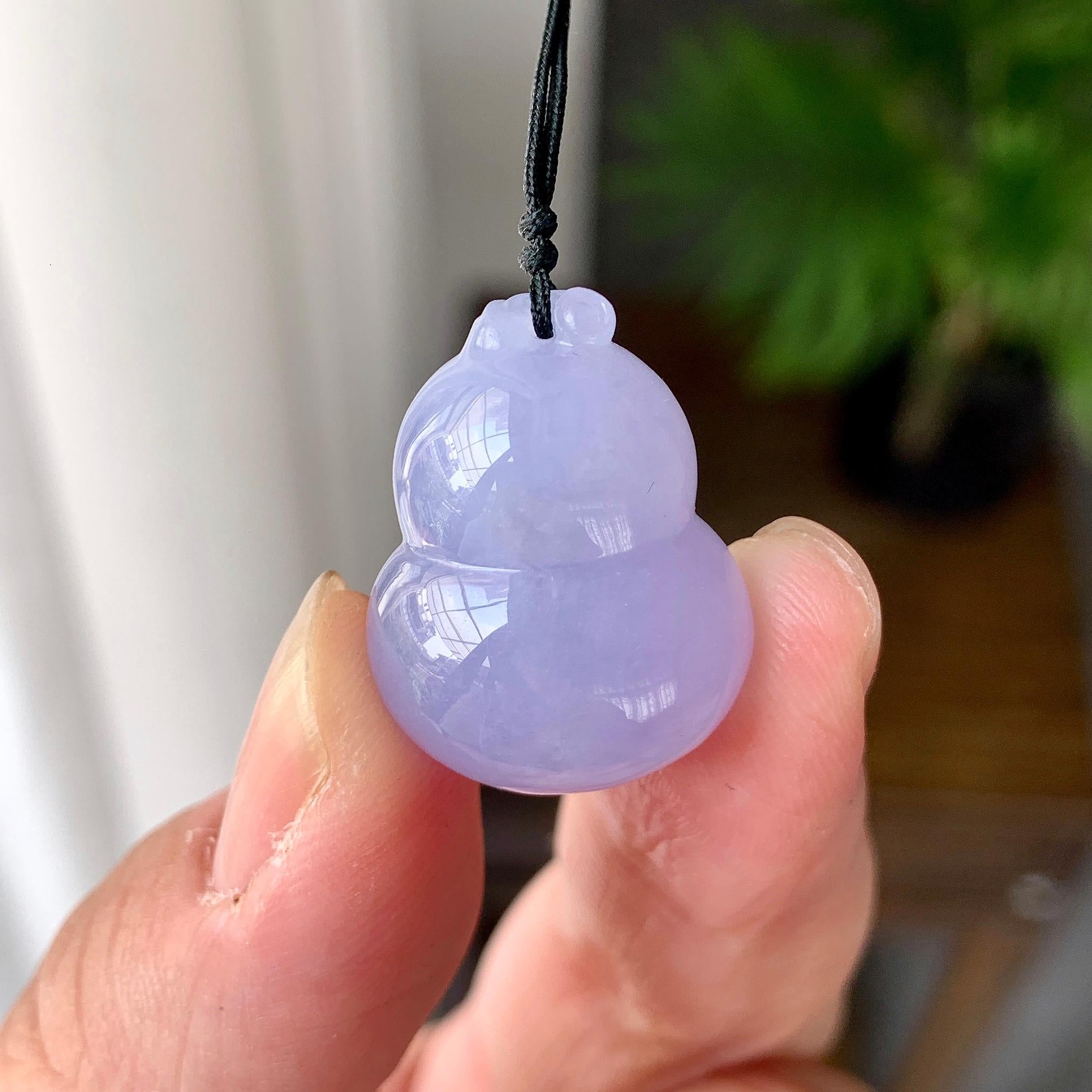 细糯种紫罗兰葫芦吊坠（yc248211）