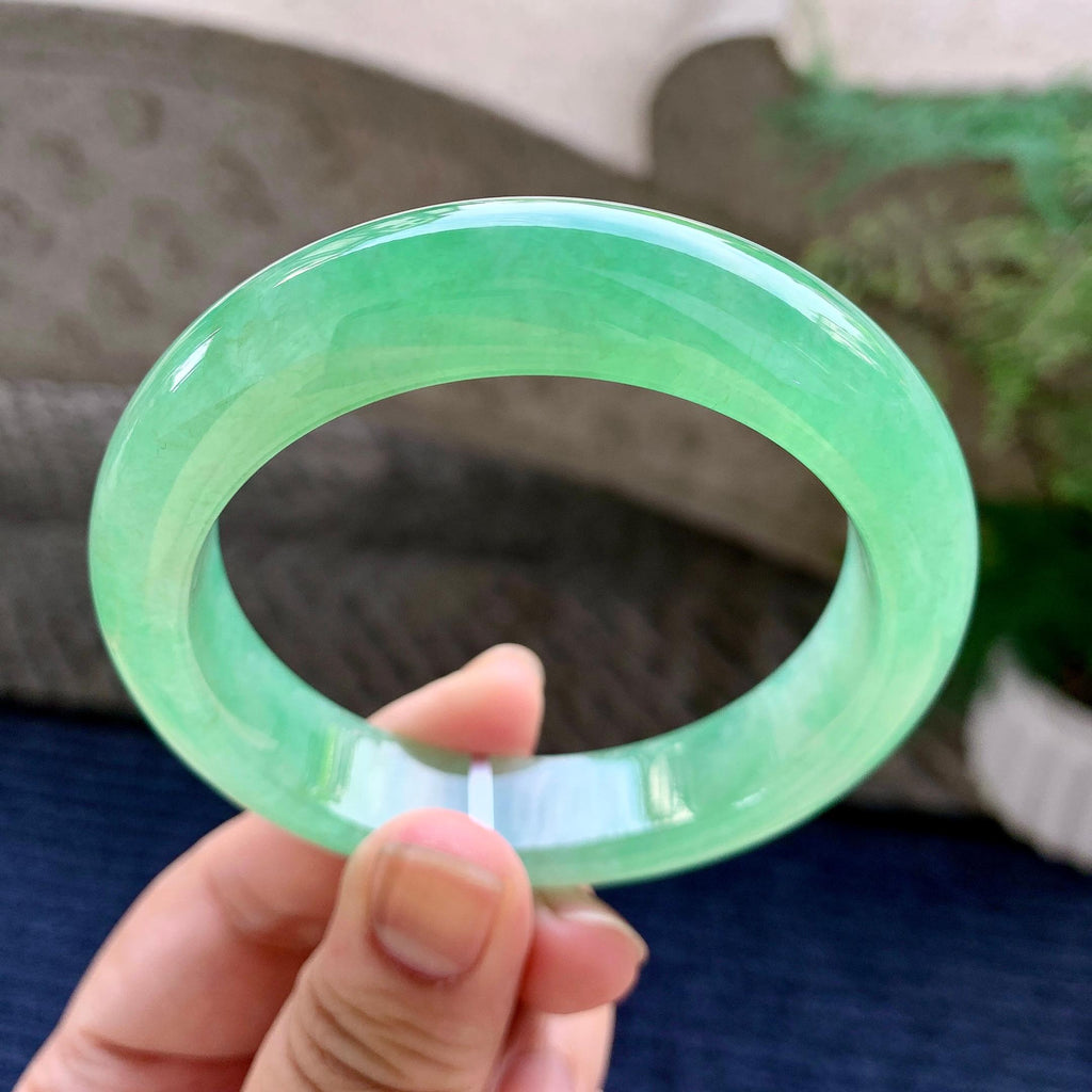 糯冰晴水平安镯（56.2mm）（yc233930）