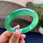 糯冰种晴水平安镯（55.6mm）（yc233891）