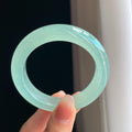 冰种晴底翡翠平安镯（53.5mm）（yc333022）