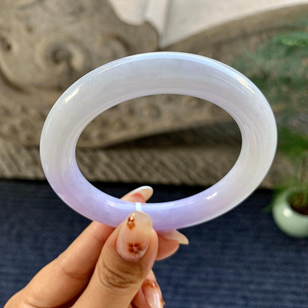 细糯种紫罗兰圆条手镯（57.3mm）（yc249454）