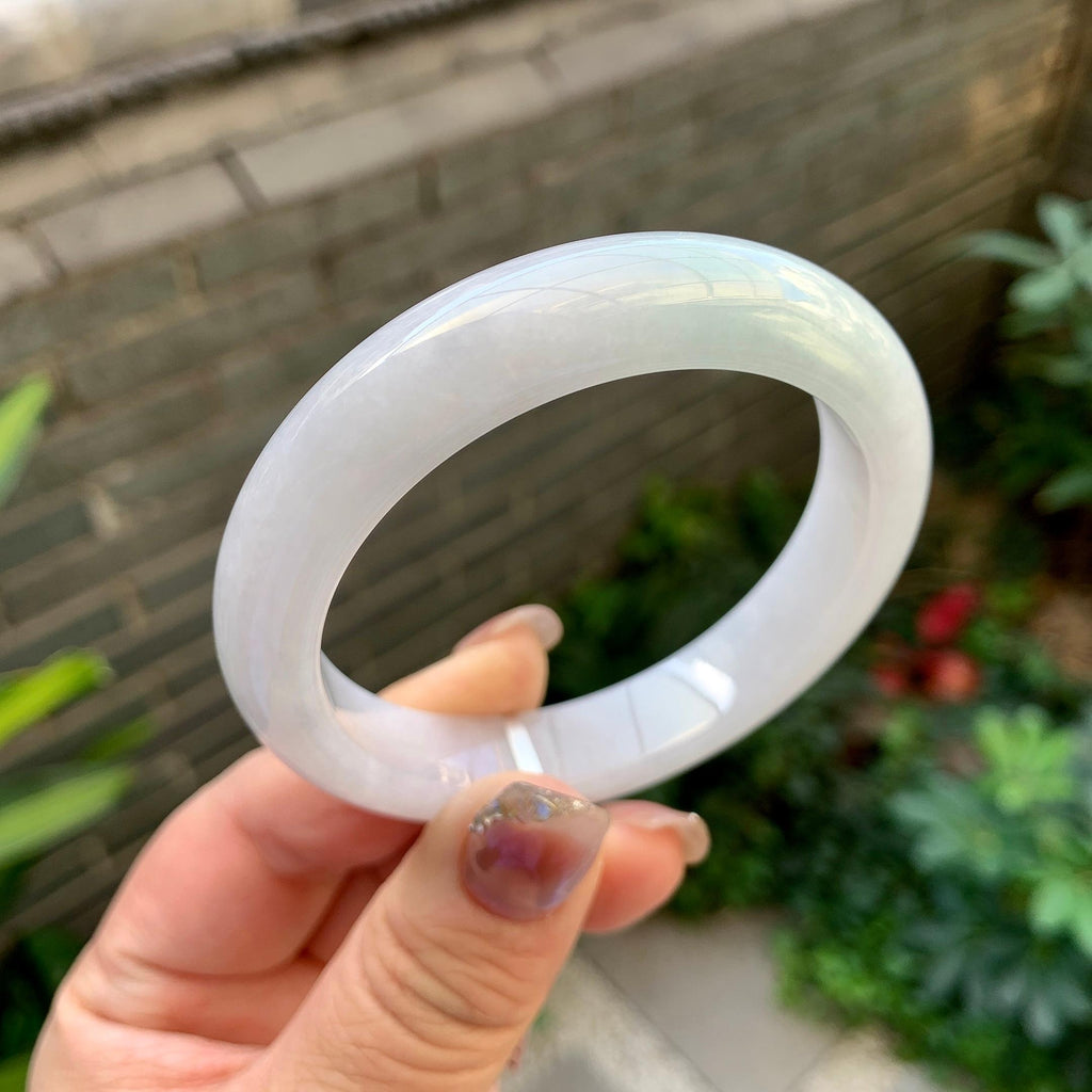 细糯种无色平安镯（53.8mm）（yc291721）