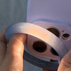 糯冰种紫罗兰圆条手镯（53mm）