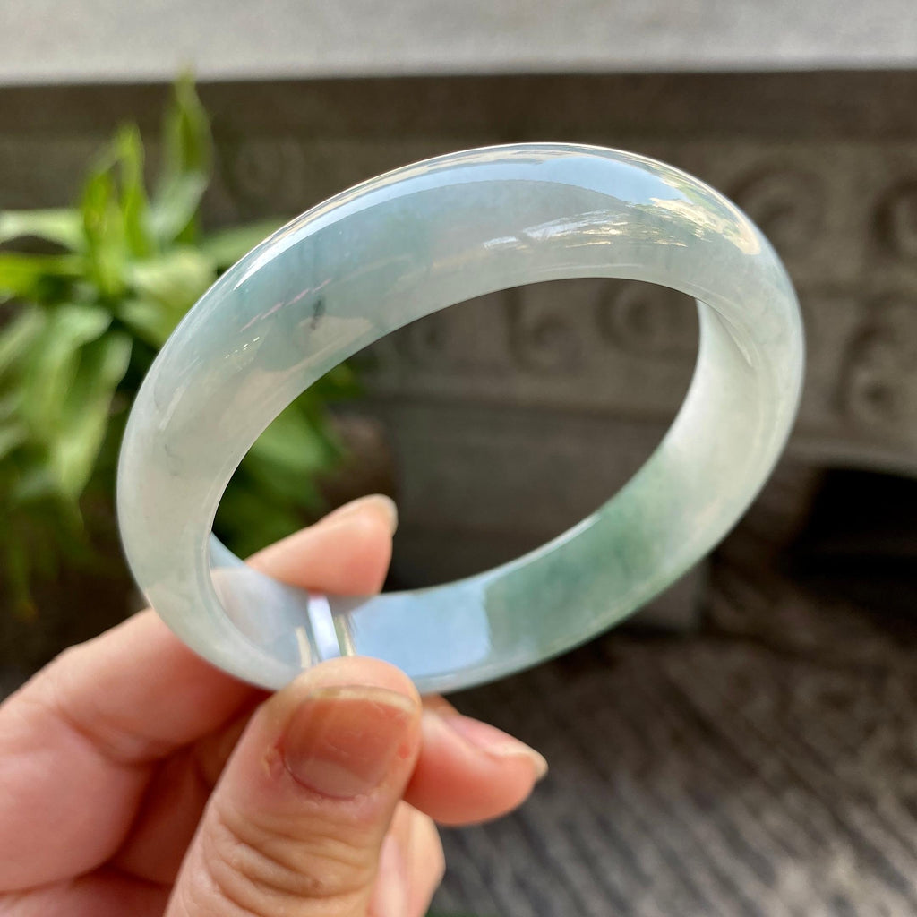 细糯种半山水平安镯（57mm）（yc311026）