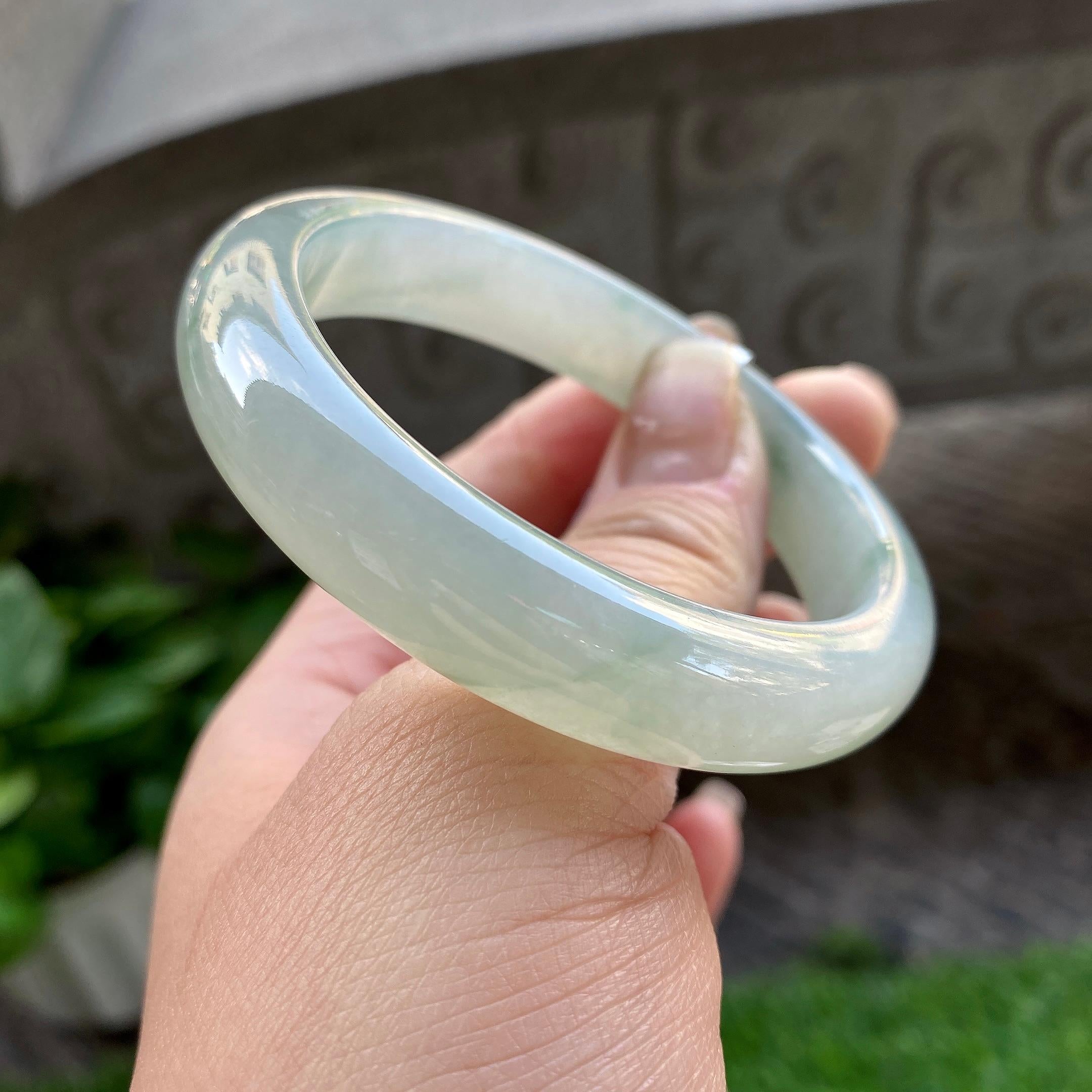 细糯种晴底平安镯（54.4mm）（yc304777）