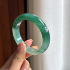 冰种半山半水正圈53天然缅甸A货翡翠（yc439692）