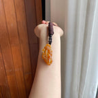 糯冰黄翡翡翠貔貅（yc290066）
