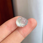 裸石冰种起光飘花翡翠貔貅（yc251039）