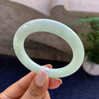 糯种晴底圆条手镯（51.9mm）（yc223233）