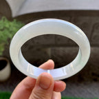 细糯种无色平安镯（56mm）（yc240752）