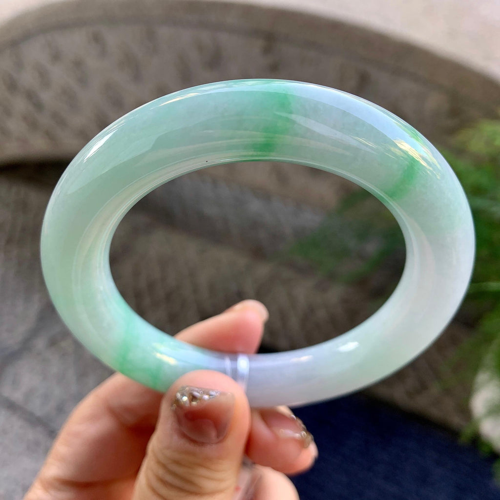 细糯种飘花圆条手镯（56mm）（yc275324）