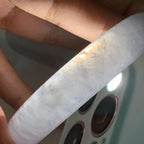 细糯种带底色贵妃手镯（57.9mm）（yc250414）