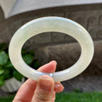 细糯种淡晴底圆条手镯（57.6mm）（yc304785）