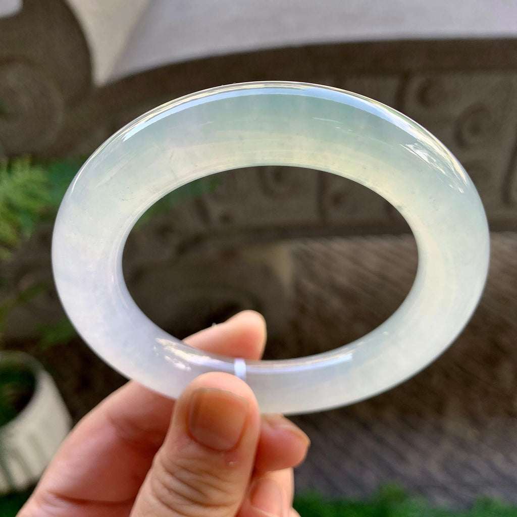 冰种晴底圆条手镯（55.8mm）（yc259055）