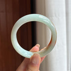 细糯种红翡贵妃镯 56圈 天然缅甸A货翡翠（yc440810）