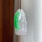 糯冰带色翡翠竹节（yc312936）