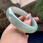 细糯种晴底宽版轮胎手镯 57.2圈口 天然缅甸A货翡翠（yc357742）